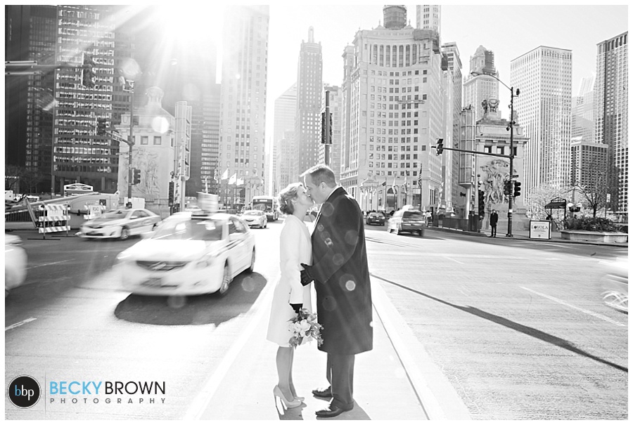 Chicago November Elopement : Jennifer + Bret 11/21/14