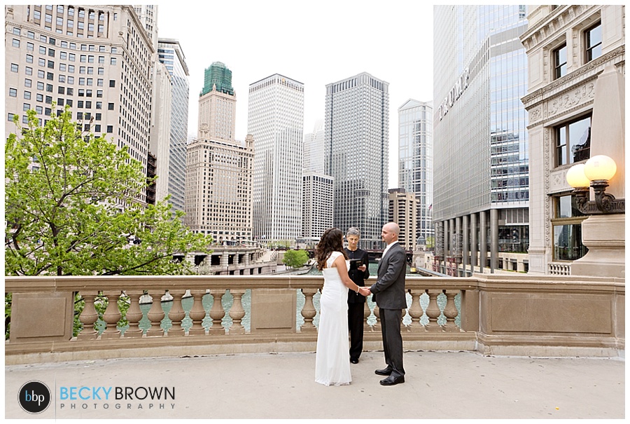 Downtown Chicago Elopement : Hayli + Clayton 5/9/15