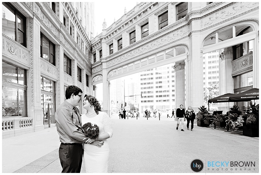 Wrigley Building Elopement: Emily + Tim 9/24/15