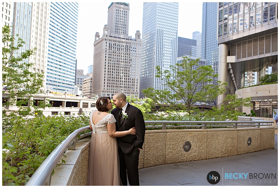Chicago Riverwalk Elopement: Jessica + Aubin 5/23/16