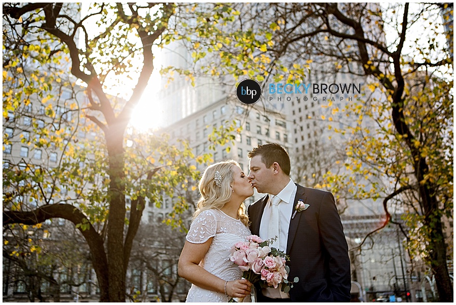 Downtown Fall Elopement : Elaine + Brendan 11/16/16