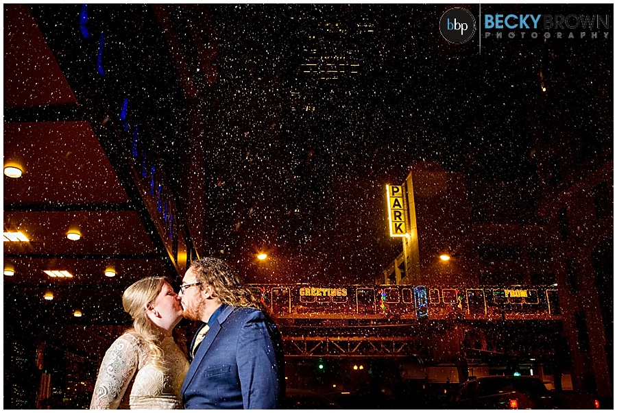 Intimate Winter Wedding at Hotel Allegro : Kelly + Nikki 12/16/16