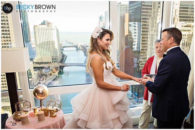 Elopement trump tower chicago