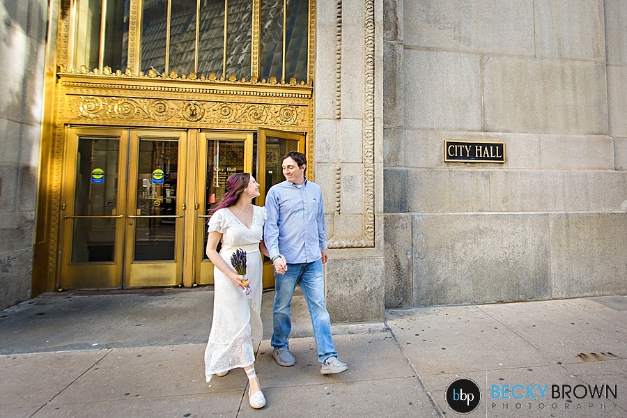Chicago City Hall Elopement : Dave + JoAnn 4/20/18