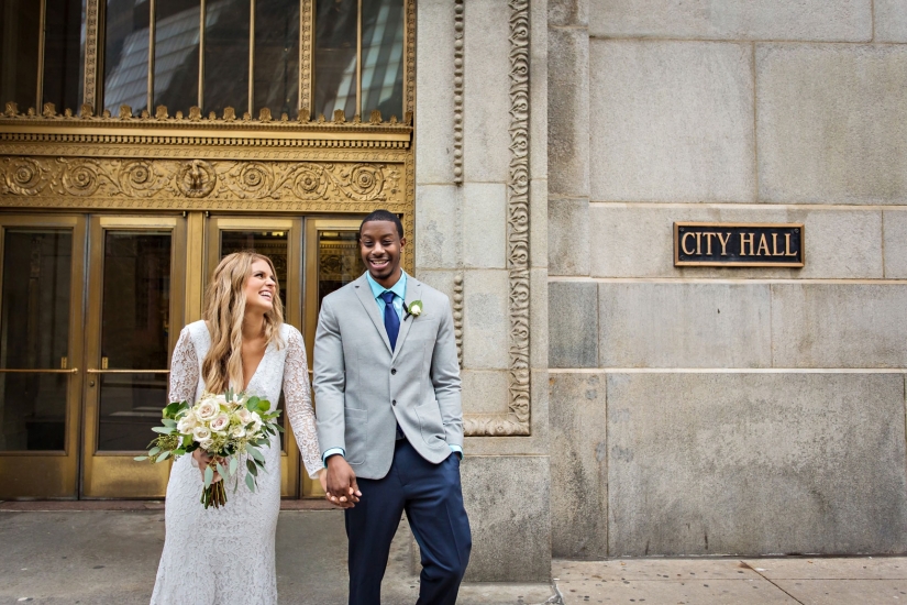 city hall winter wedding dress CITY HALL » Elope to Chicago